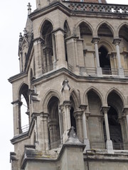 Fototapeta na wymiar Catedral gótica de Lausanne en Suiza 