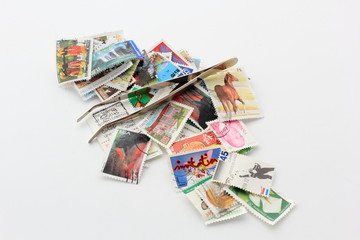 Obraz na płótnie Canvas Pince à timbres