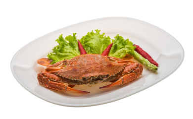 Boiled crab