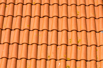 Old roof tiles