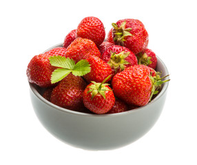 Strawberry in the bowl