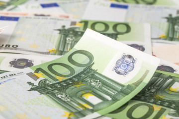 Obraz na płótnie Canvas euro notes