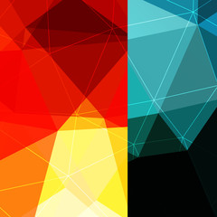 Fototapeta premium Color block background