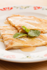 pancakes with honey