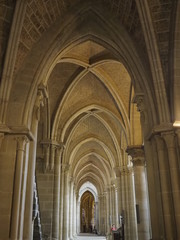 Catedral gótica de Lausanne en Suiza 