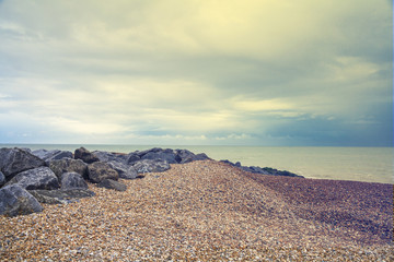 seaside landscape, beach near Canal LaManche © ifoto
