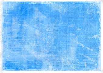 Old crumpled vintage card with dirty spots and stains