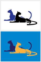 big cats © blacklight_trace