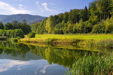 Summer Mountains Landscape