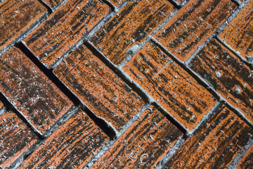 brick paving the Orava Castle