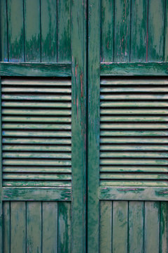 green shutters