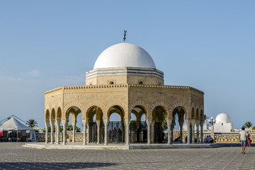 Fototapeta na wymiar Mausoleum of Habib Bourgiba in Monastir