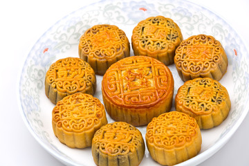Chinese traditional food--Moon cake
