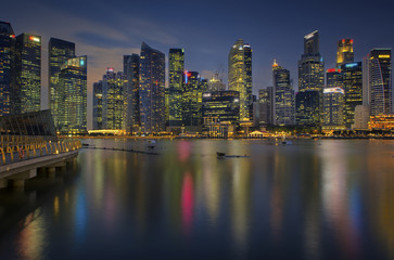 Plakat Singapore city