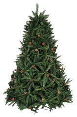 Christmas tree with pine.