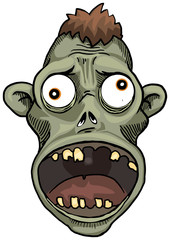 zombie greeting sign, sticker