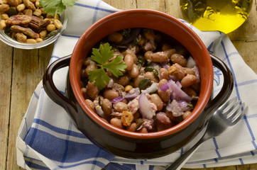 Fagioli frutta secca e tonno Beans nuts tuna Expo Milano 2015