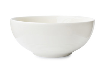 ceramic bowl on white background