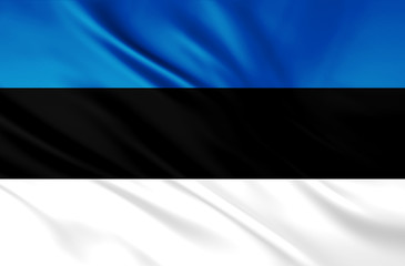The National Flag of Estonia