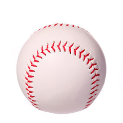 Baseball isolated on white. Ball with clipping path