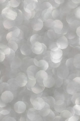 defocused abstract silver lights background