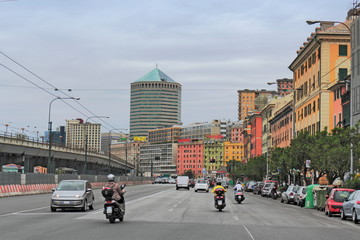Verkehr in Genua