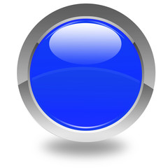 icône bouton bleu