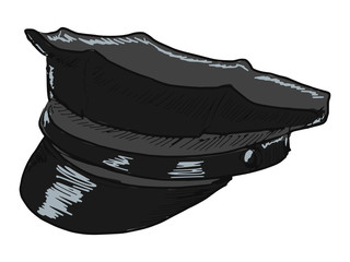 police peaked cap