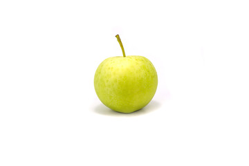 Green apple isolated on a white background