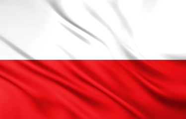 The National Flag of the Poland