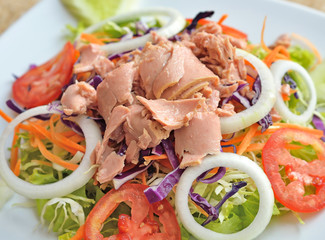 Tuna and vegetable salad