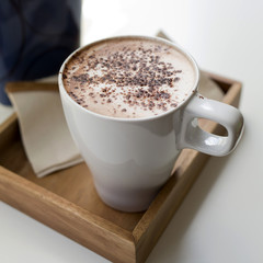Cappuccino. Cup of Cappuccino Coffee