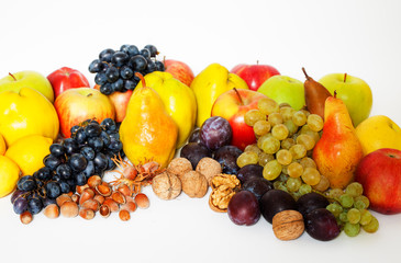 Assorted fresh, ripe fruits