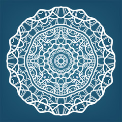 Christmas decorative lace ornament
