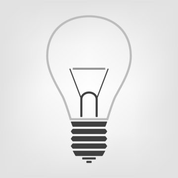 Light bulb icon in the background, symbol for design