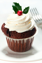 Christmas cupcake