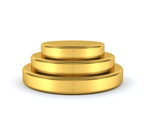 Gold podium