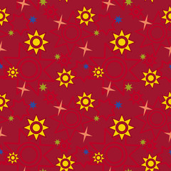 Holiday background with Advent stars