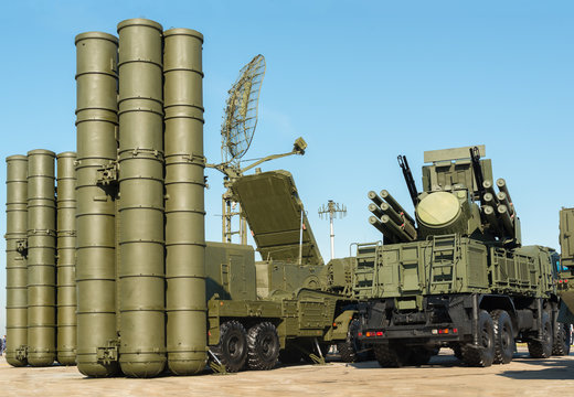 Russian air defense and rocket system