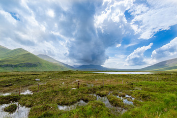 Fototapeta premium Beautiful Scottish Landscape near Scourie