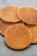 Dutch Waffles close up