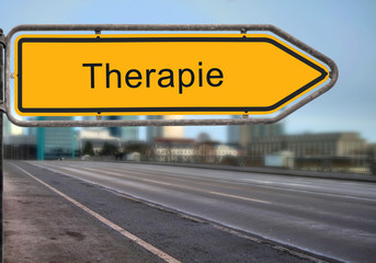Strassenschild 14 - Therapie