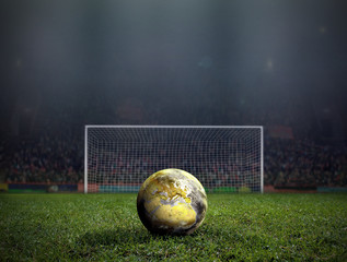 World cup football started