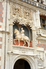 Portal and King Ludwig at Castle Blois