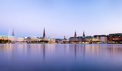 Hamburg Alster view Panorama © NilsZ