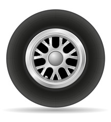 Obraz premium wheel for racing car vector illustration EPS 10