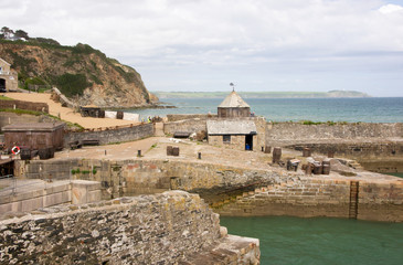 Fototapeta premium Charlestown, Cornwall, Großbritannien