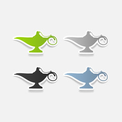 realistic design element: lamp