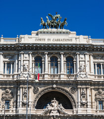 Fototapeta na wymiar Rome, Italy. Palace of Justice or Palazzo di Giustizia