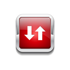 Data Rounded Rectangular Vector Red Web Icon Button